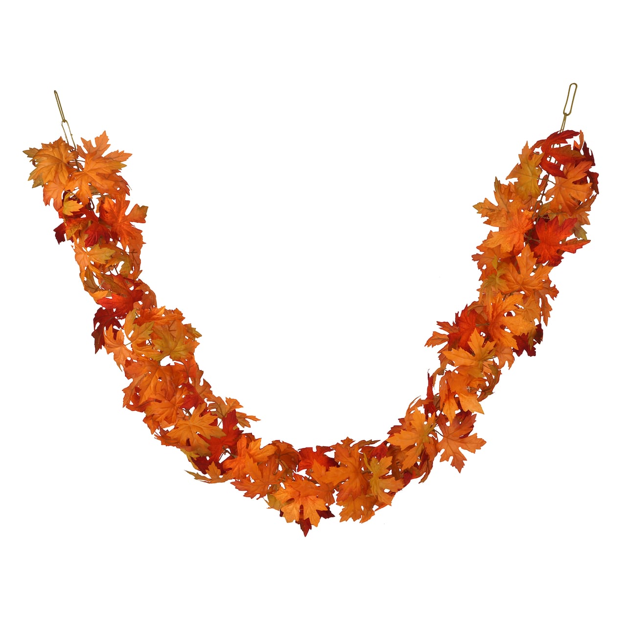 6ft. Orange Maple Leaf Chain Garland by Ashland®